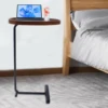 C Shaped End Table Couch Side Table Sofa Tray Table Coffee Table with Metal Frame for Livingroom Bedroom Office 4