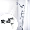 1 pc Bathtub Hot and Cold Mixing Water Faucet Sink Spray Double Shower Head Deck Mounted Basin Mixer Taps Home Improvement 3