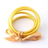 5PCS/set Golden Buddhist Rush Bracelets Temple Charm Buddha Girls Braclet Glitter Jelly Bangle Bracelets Set for Women 1