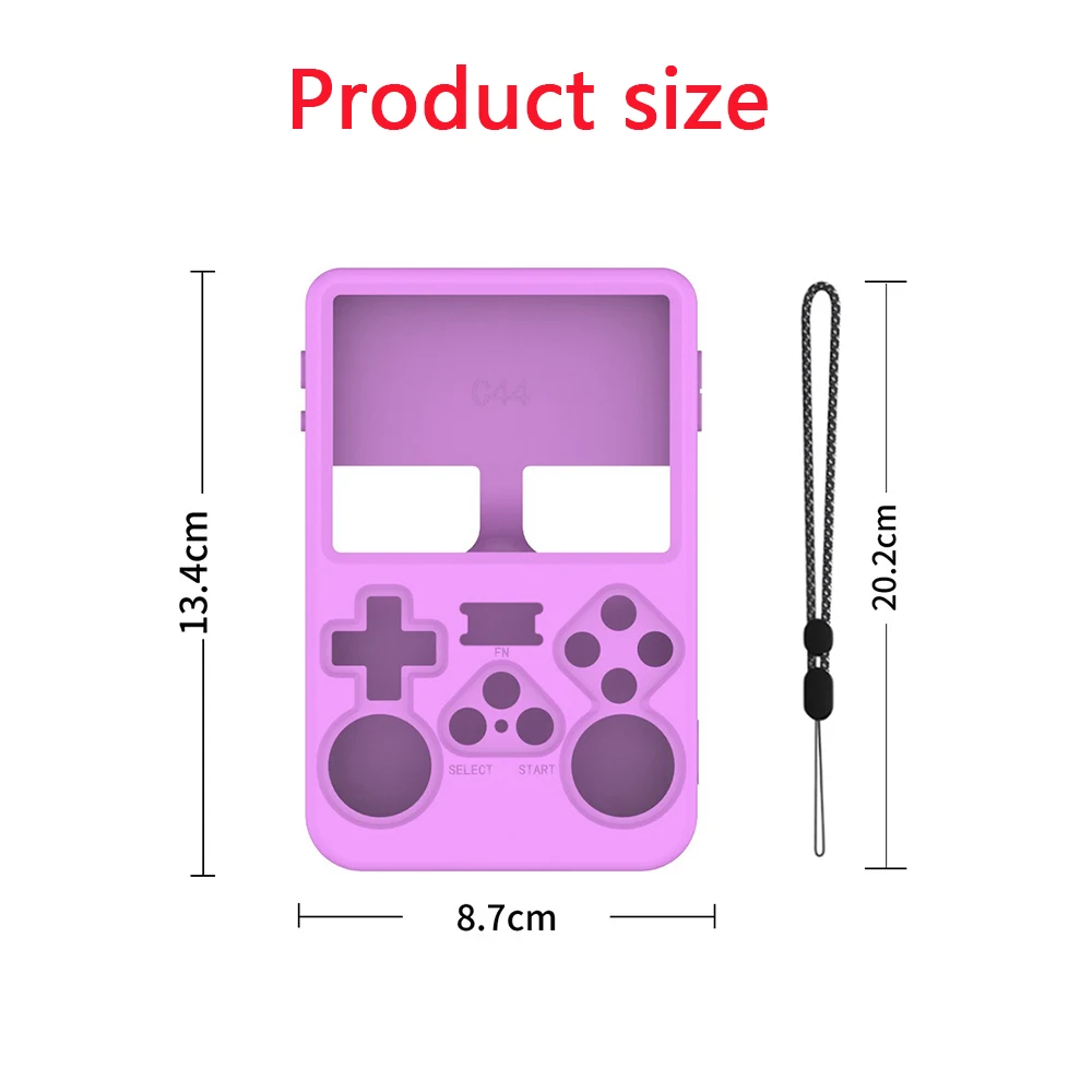 Silikon-Hülle Für R36S Handheld-Konsole – Stoßfest, Mit Umhängeband & Perfekter Passform
