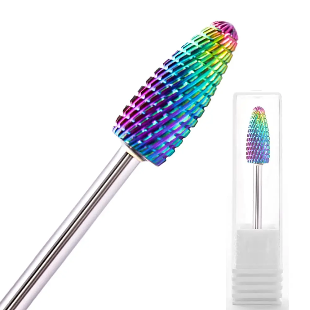 Tornado Nail Drill Bit Tungsten Carbide 5 In 1 Efile Head To Nails For Acrylic Nail Gel Professional Nail Accessories
