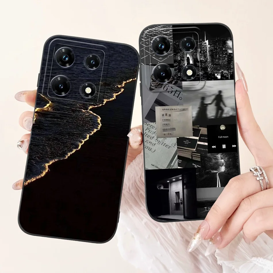 Elegant Painted Soft Silicone Shockproof Phone Case