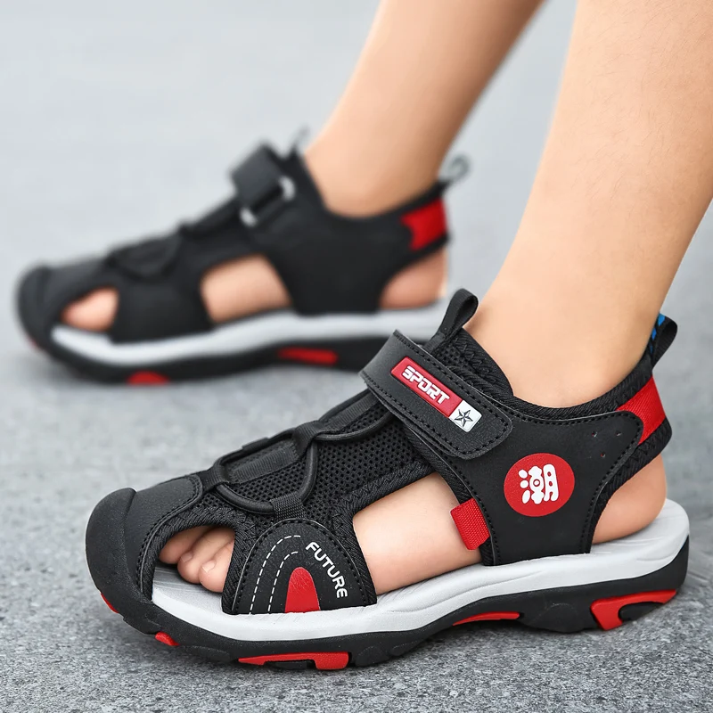 Boys Sandals Summer Children Shoes Kids Casual Sneakers Breathable Luxury Closed Toe Tennis Sports Sandals for Boy