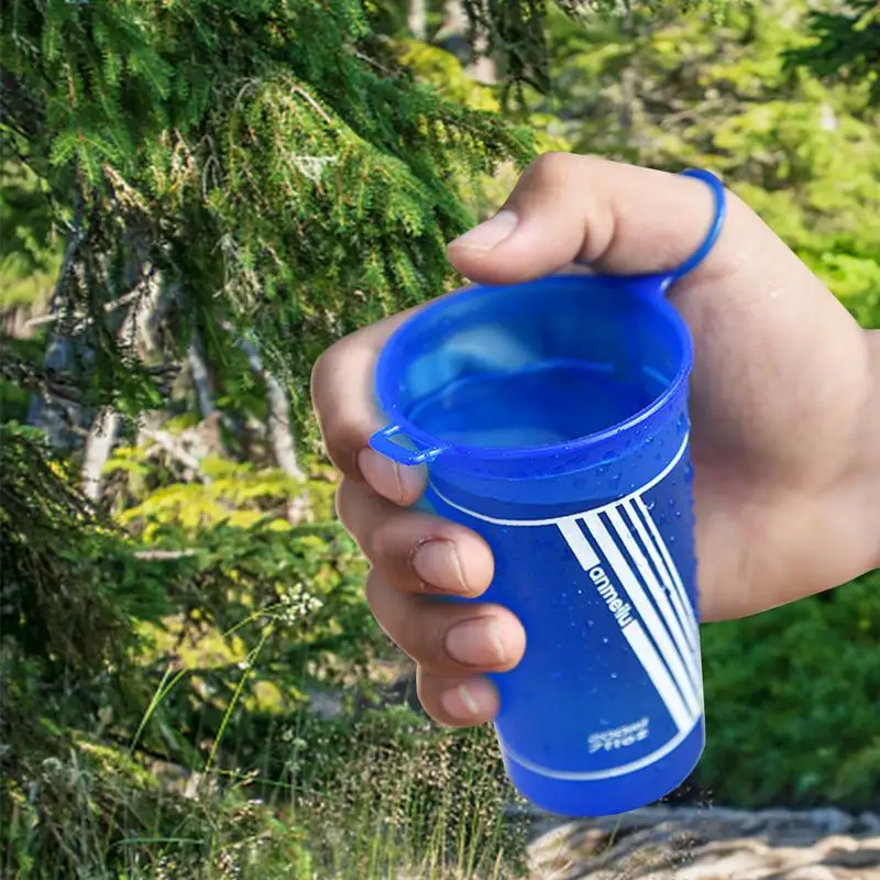 Weiche Trinkflasche 500ml – Faltbar, Leicht & Wiederverwendbar Aus TPU – 2 Stück Für Sport, Wandern, Radfahren