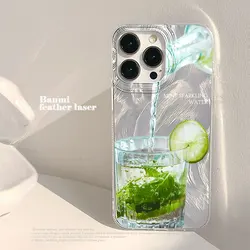 Shockproof Summer Lemon Soda Design Phone Case - iPhone SE (2020) (BA - T3233)