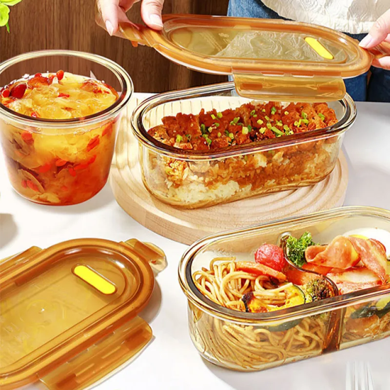 Buy Wholesale China Refrigerator Microwave Available Glass Lunch Box & Lunch  Box at USD 2.28