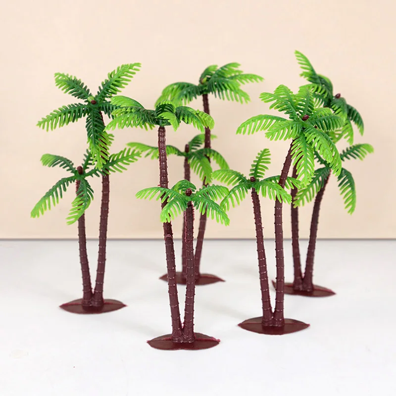 

5/10pc Coconut Tree Cake Decor Hawaii Cupcake Flags DIY Wedding Birthday Beach Party Dessert Decor Party Kitchen Baking Supplies