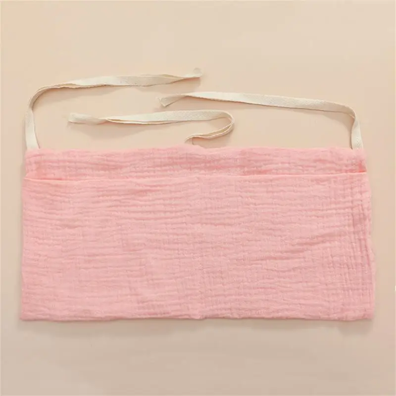 25*20cm Multifunctional Baby Diapper Bag Reusable Solid Color Travel Nappy Pouch Soft Cotton Mummy Storage Bag Baby Stroller Bag