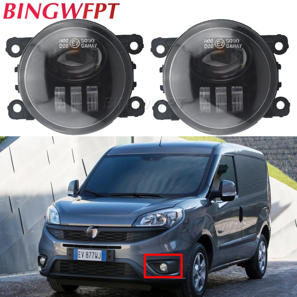 Alta Qualità Fiat Doblo 152 263 2015 2016 2017 2018 2019 2020 500 Punto Evo Doblo Tipo Fendinebbia Gruppo Fendinebbia Drl H11 12V