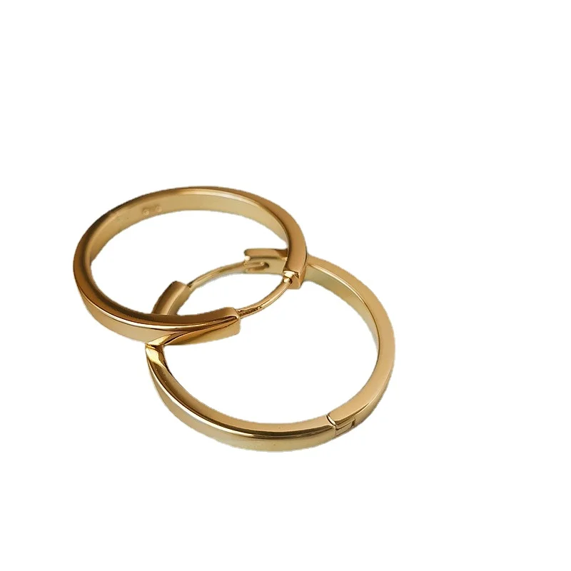 New Fashion Classics Simple Big Round Hoop Earrings for