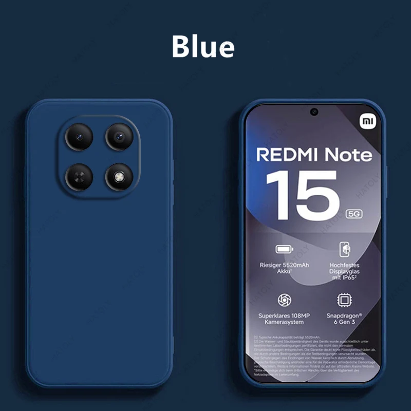 Original Liquid Silicone Phone Case: Durable and Stylish Back Cover in Global Edition