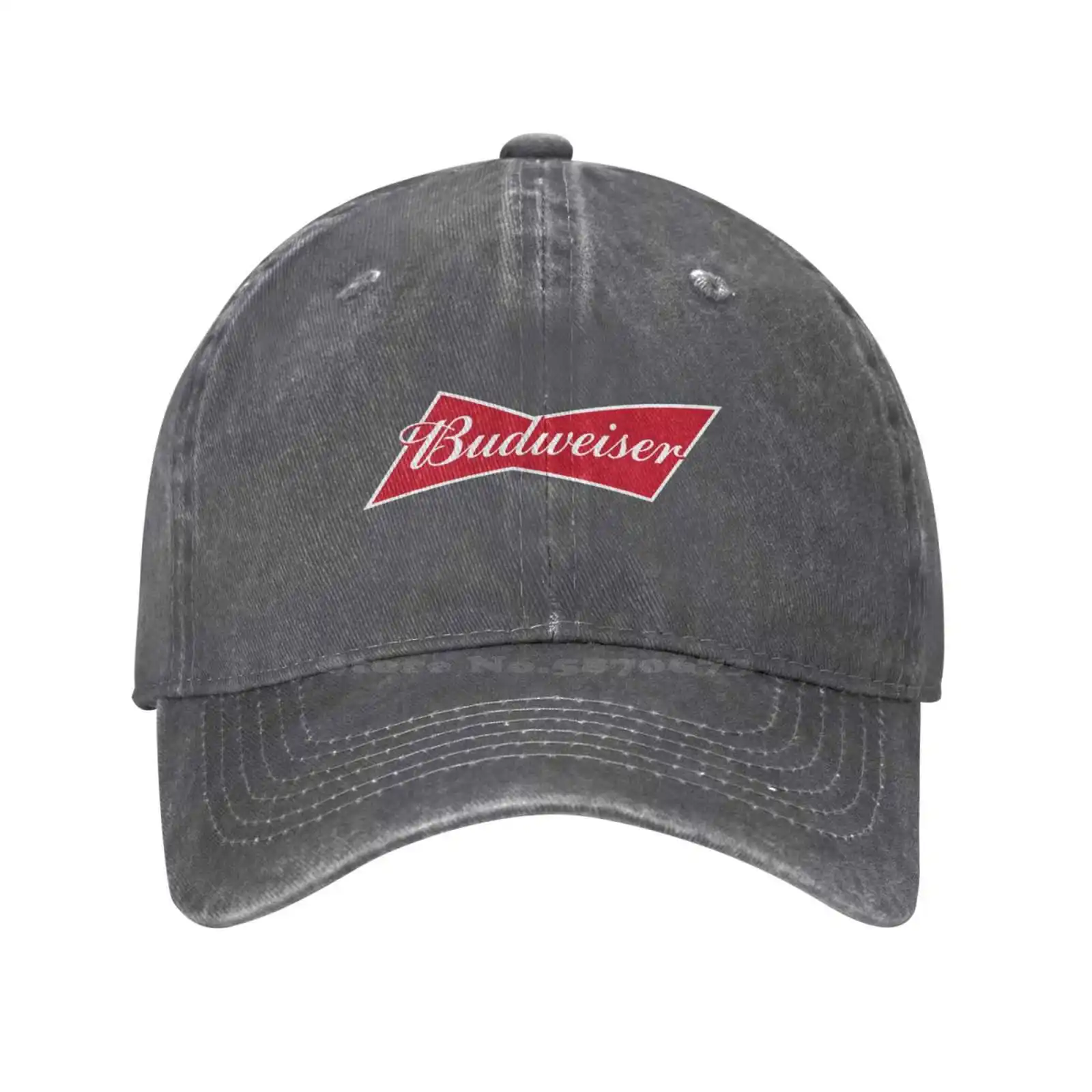 

Повседневная джинсовая бейсболка Budweiser с принтом логотипа