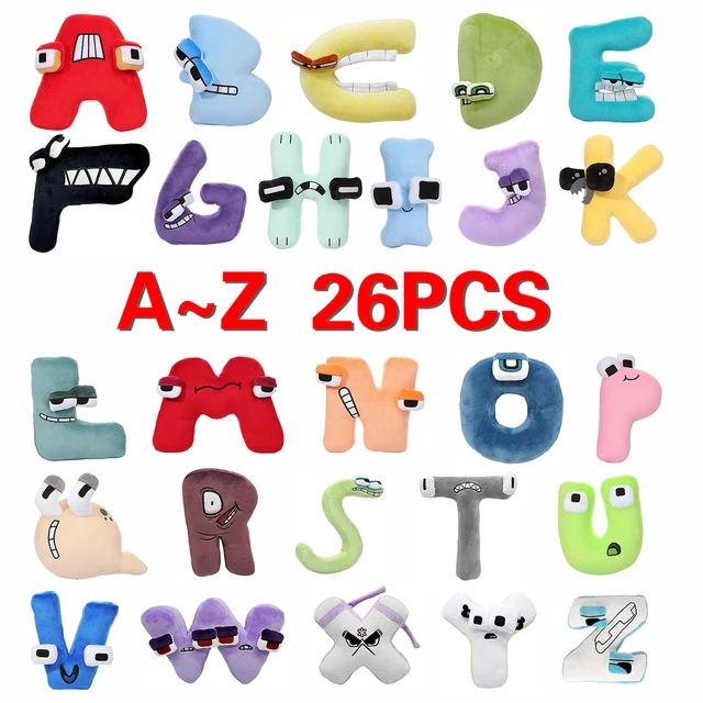 13-26PCS Alphabet Lore Plush Toys A-Z Letter Stuffed Animal