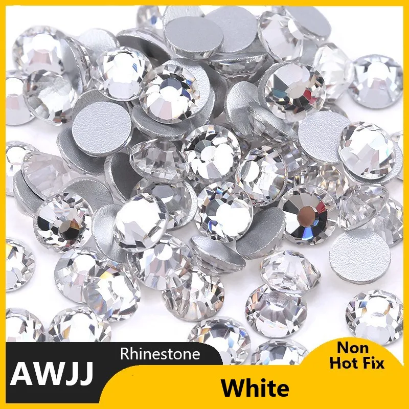 Gelbe Serie SS3-30 nicht Hot Fix Strass flache Rückseite Kristall Strass Glitzer Stein für DIY Maniküre 3D Nail Art Stoff Kleidungs stück – Detail 7