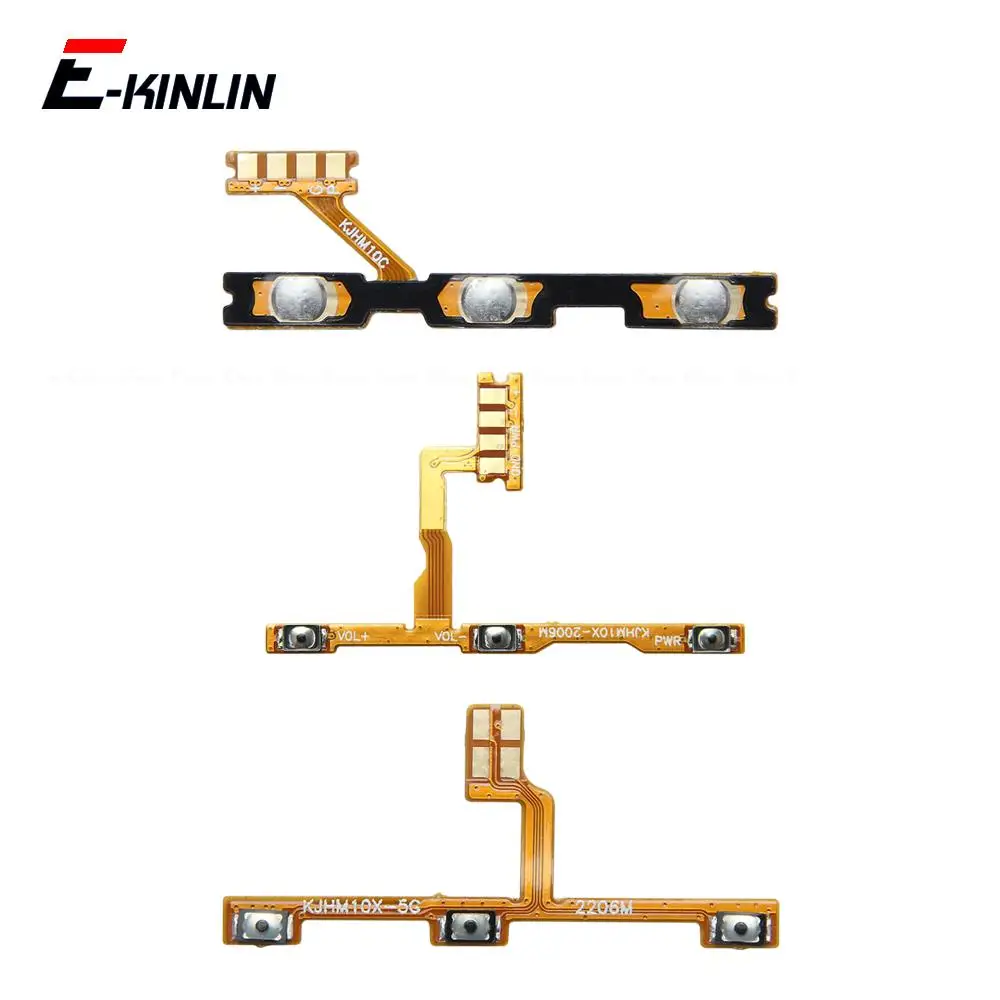 Pulsante Del Volume Interruttore Di Alimentazione On Off Key Ribbon Flex Cable Per Xiaomi Redmi A2 A1 Plus 10 2022 10A 10C 10X 11 Prime 12C Pro Power