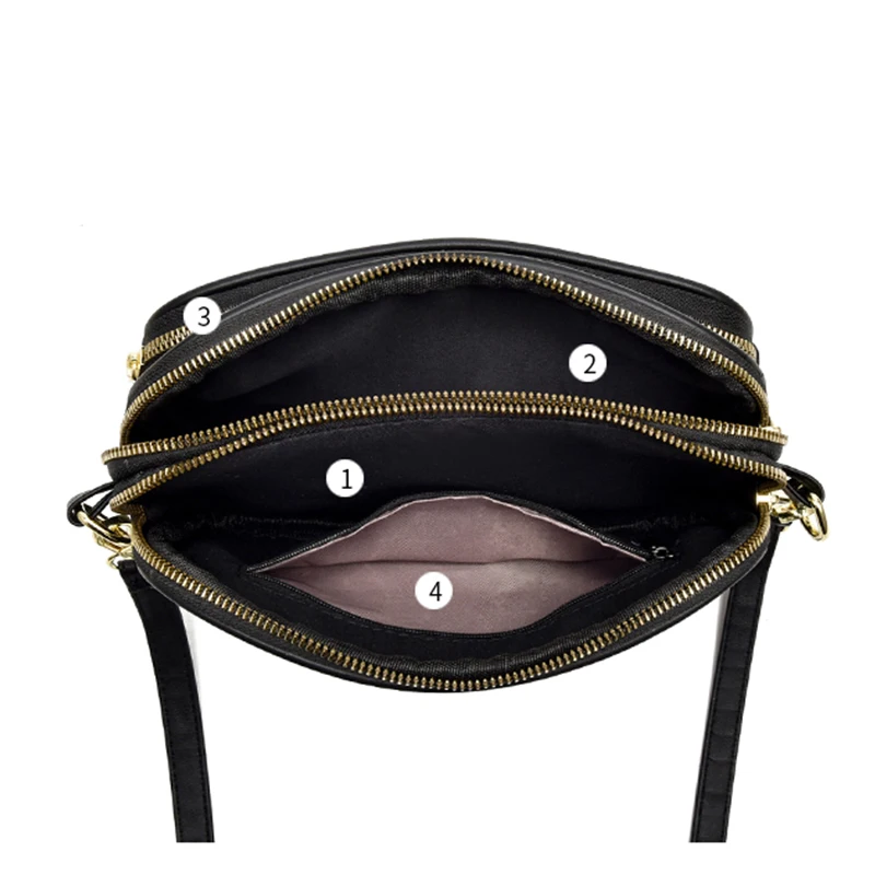 Trendy Quilted Design Crossbody Bag For Women Brand Small Shell Shoulder Bags Ladies PU Leather Small Handbags Phone Purse