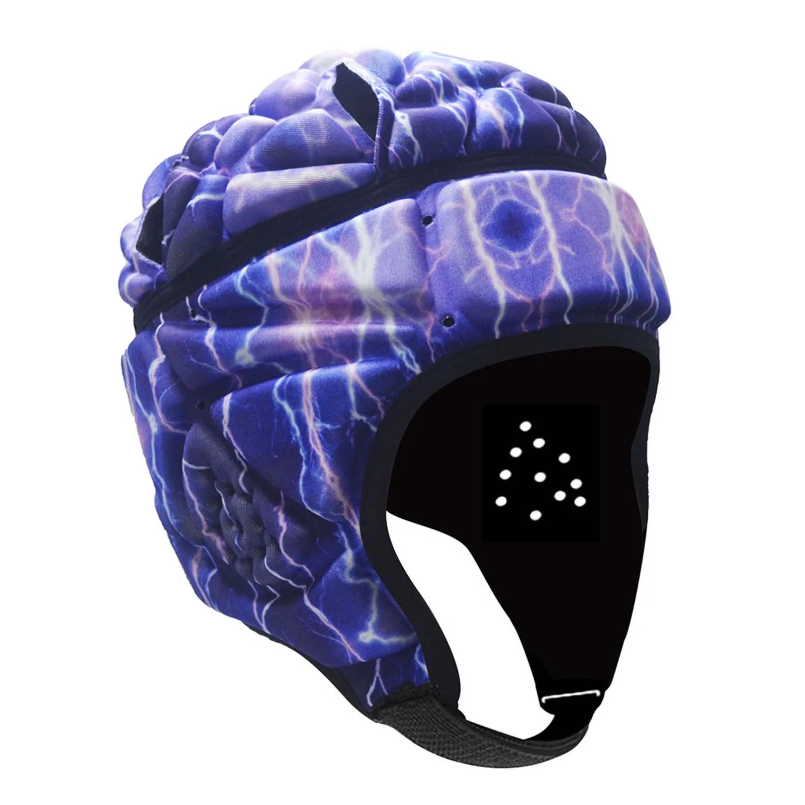 

Scrum Cap Headguard Excellent Shock Absorption Adjustable Head Protector Suitable for Outdoor Sports