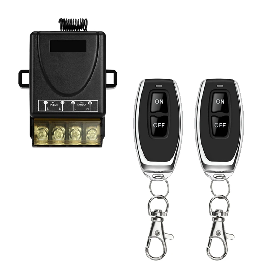 Wireless Remote Switch DIY Device RF433 Remote Control High-power 30A Wide Voltage AC 100-240V