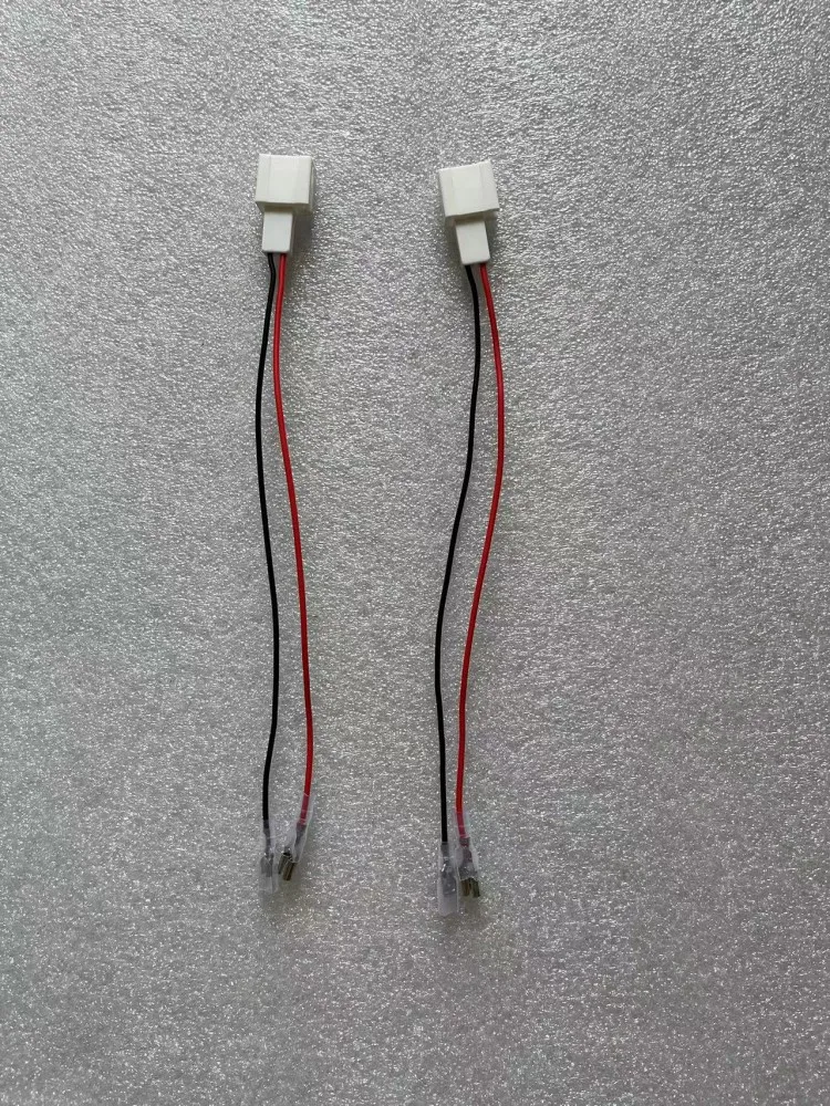 2pcs Car Door Bass Stereo Speaker Horn Wire Cable Socket Adapter Plugs without damaged for Mitsubishi