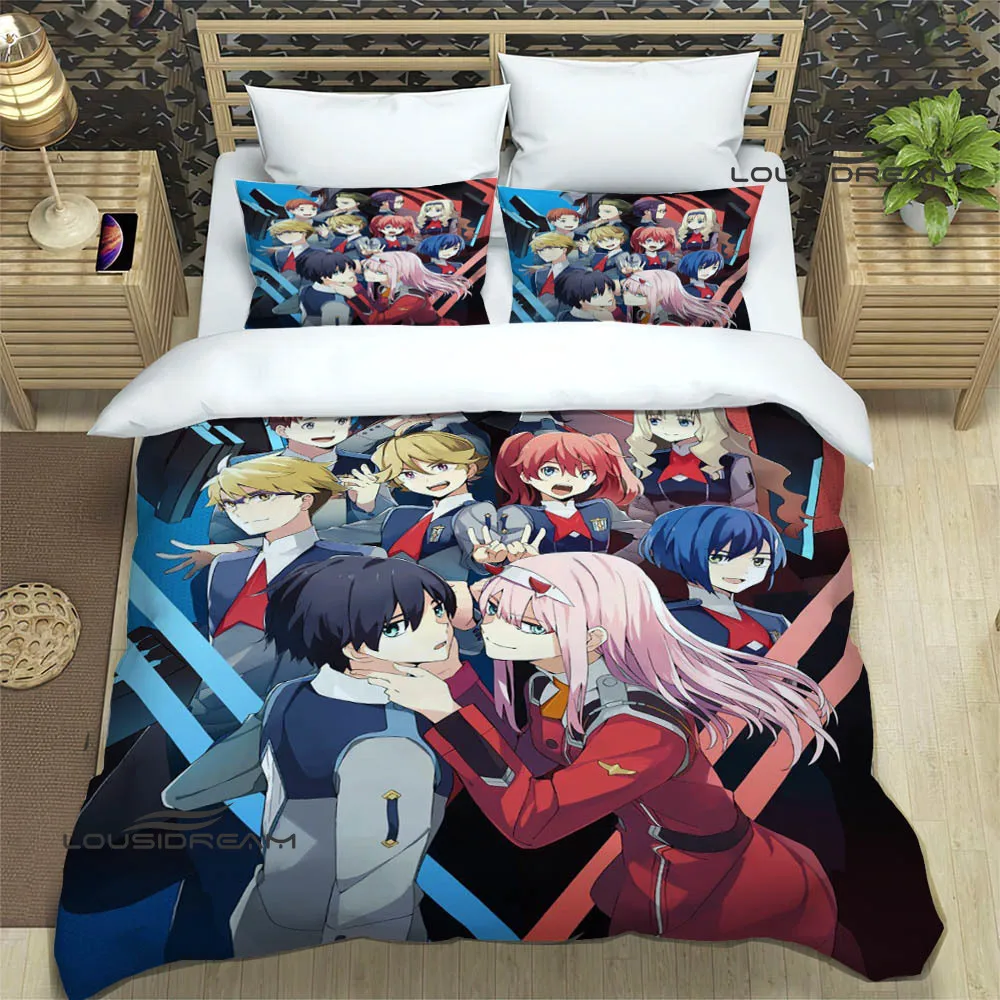 

DARLING in the FRANXX Bedding Sets exquisite bed supplies set duvet cover bed comforter set bedding set luxury birthday gift