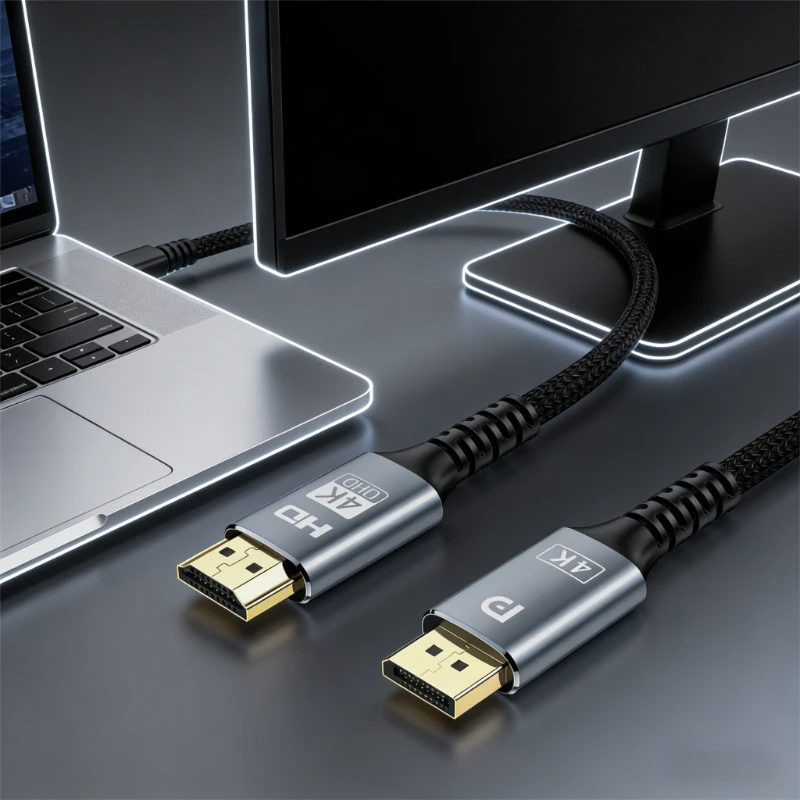 Ultra HD DisplayPort to HDMI Cable - 4K Video & Audio Adapter