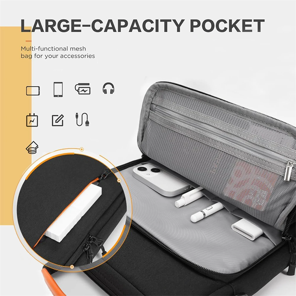 Tablet Bolsa de Ombro para Ipad Air Pro Computador Laptop Bolsa Notebook Bolsa de Computador Ipad Air Pro 11 12.9 Air 10.9 Novo - Imagem 6