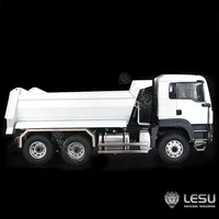 Toys LESU 1/14 MAN 6x6 RC Dump Truck Tripper Metal Front Cylinder Hydraulic RC Cars W/ Lights Sound For Adults 1