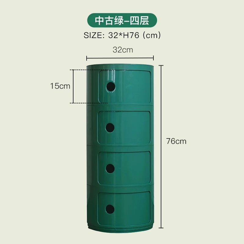Plastic Bedside Table Minimalist Nordic Locker Space Design Bedside Table Center Sofa Balcony Hotel Nordic Modern Furniture