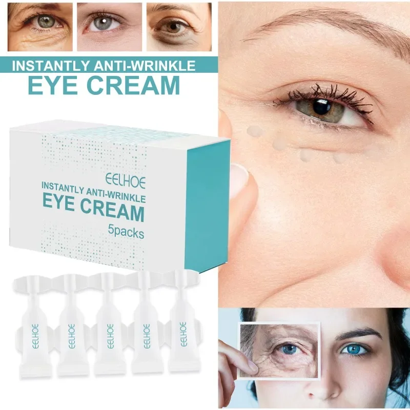 Eye Cream Instant Anti Wrinkle Fade Fine Lines Remove Dark Circles Eye Bags Lifting Firming Deep Care Anti Aging Moisturizing