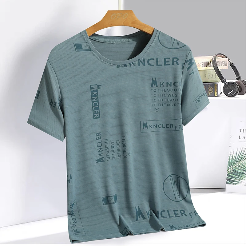 T-Shirt Mimetica Uomo Vintage - Maglietta A Maniche Corte In Misto Cotone, Casual Militare Per Fitness E Tempo Libero