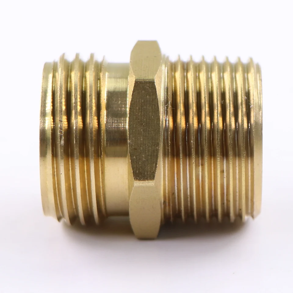 Ottone Tubatura Spina 3/4" NPT Maschio Filettatura,Zincato Pz 5 - Foto 3