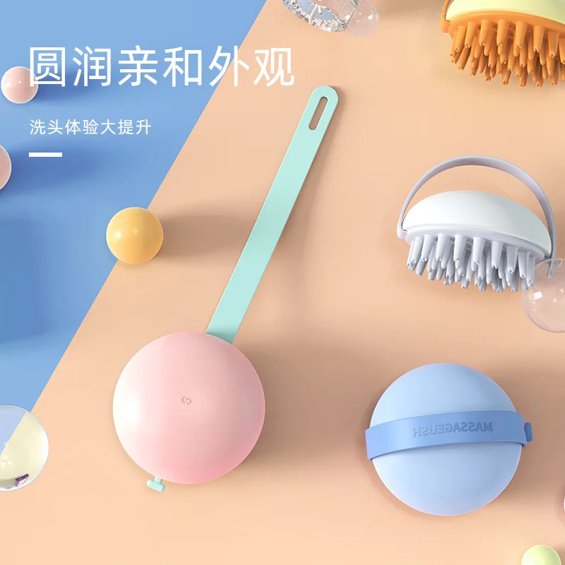 Silicone Scalp Massager Shampoo Brush Washing Shower Hair Massager Clean Brush Bath Shower Hair Cleaning Comb Massager For Head 6
