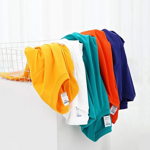 Europe Size 100% Cotton Men's T-Shirt O-Neck Solid Color Men T-shirt for Male T shirts Man Tops Tees Tshirt MRMT 2025 Brand New 5