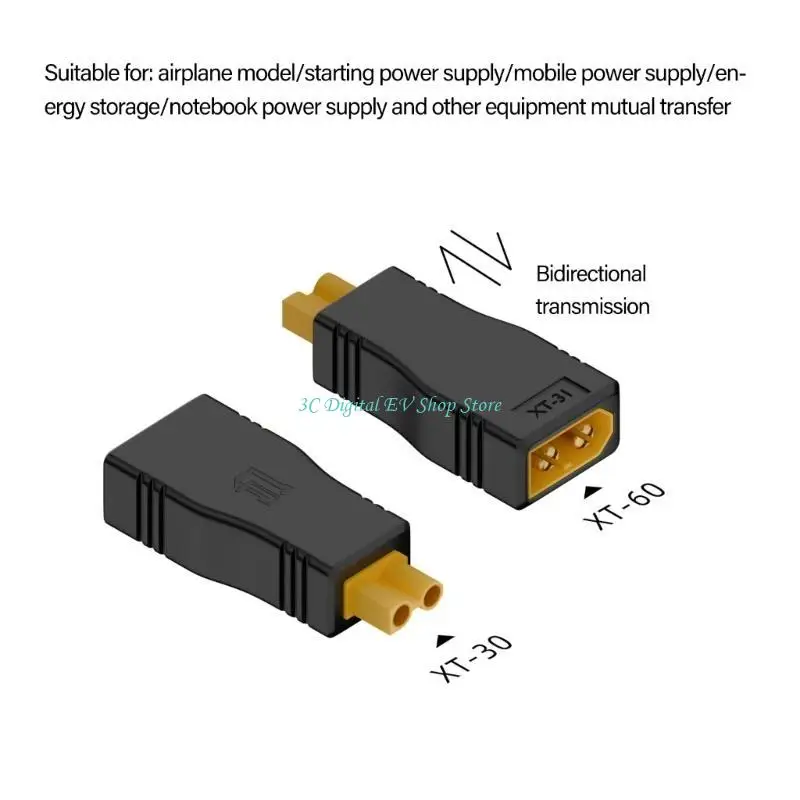 E74D Multifunktions-XT30 / XT60 /Typ C PD20V Schnellladeadapter für Fotografie – Detail 10