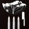 5pcs White Markers & Gel Pens - Perfect For Artists & Comic Drawers! 2