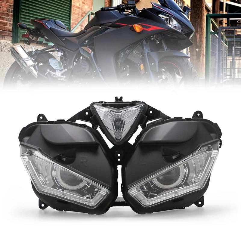 

Фары для мотоциклов YAMAHA YZF R25 R3 2013 2014 2015 2016, фары для мотоциклов Angel Demon Eye HID, проектор Angel Eye R25 R3.