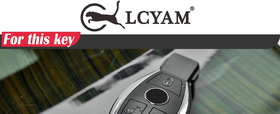 Weiche Silikon-Fernbedienungsschlüsselabdeckung, passend für Mercedes Benz C, E, M, S, CLS, CLK, GLK, GLC, G-Class, CLA, GLK350, GLA 250, C300, AMG, GLC 300 – Detail 1