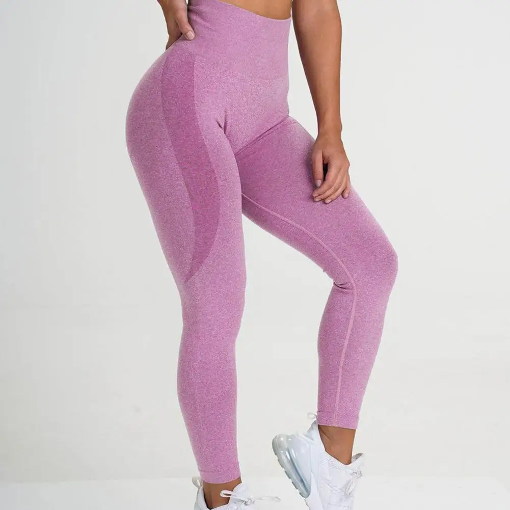 Women Yoga Pants Leggings High Waist Tummy Control Butt-lifted Skinny Elastic Skinny Exercise Sports Yoga Sweatpants