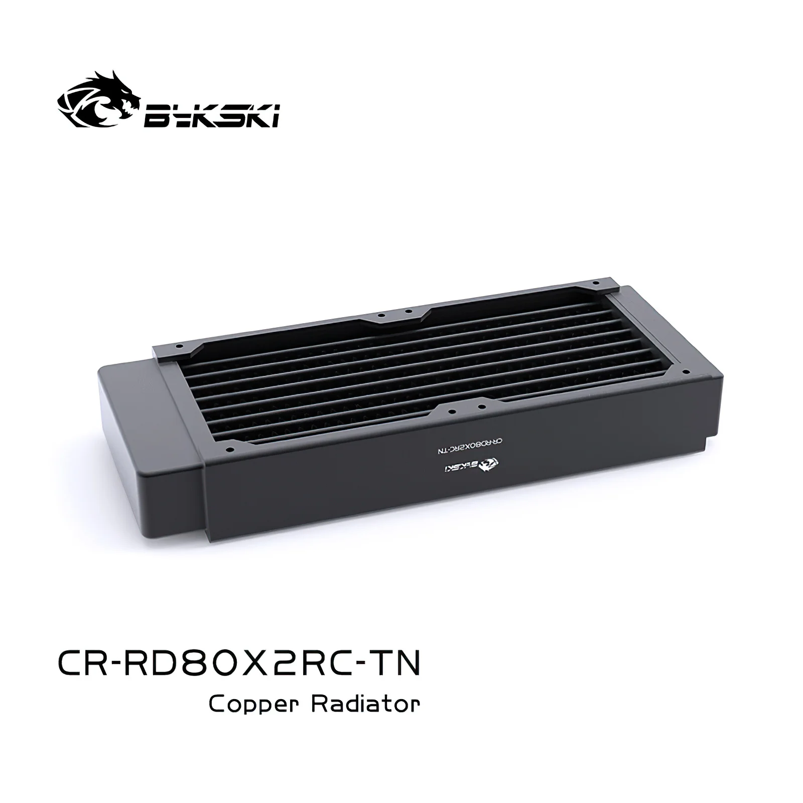 Bykski 16cm 80 mm x Radiador de Cobre Líquido Água Refrigerar Refrigerador Trocador de Calor Cr-rd80x2rc-tn - Imagem 4