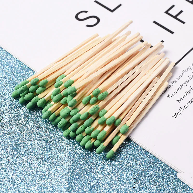 100pcs/400pcs 75mm Colored Matches Home Lighter Accessories