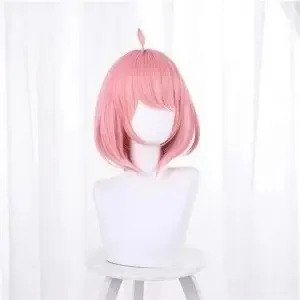 thumbnail image 1 of Película Anya Forger Cosplay Anime Spy X Disfraz familiar Uniforme Niña Anya Vestido Capa Sombrero Bolsa Peluca Traje Fiesta Juego de rol Ropa Niños, 1 of 5