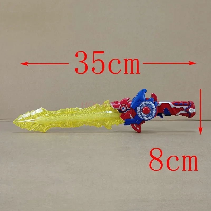 Boy Gift Armor Warrior Voice Glowing Flashing Swords Model Toys For Children Sword Weapon Category Plastic
