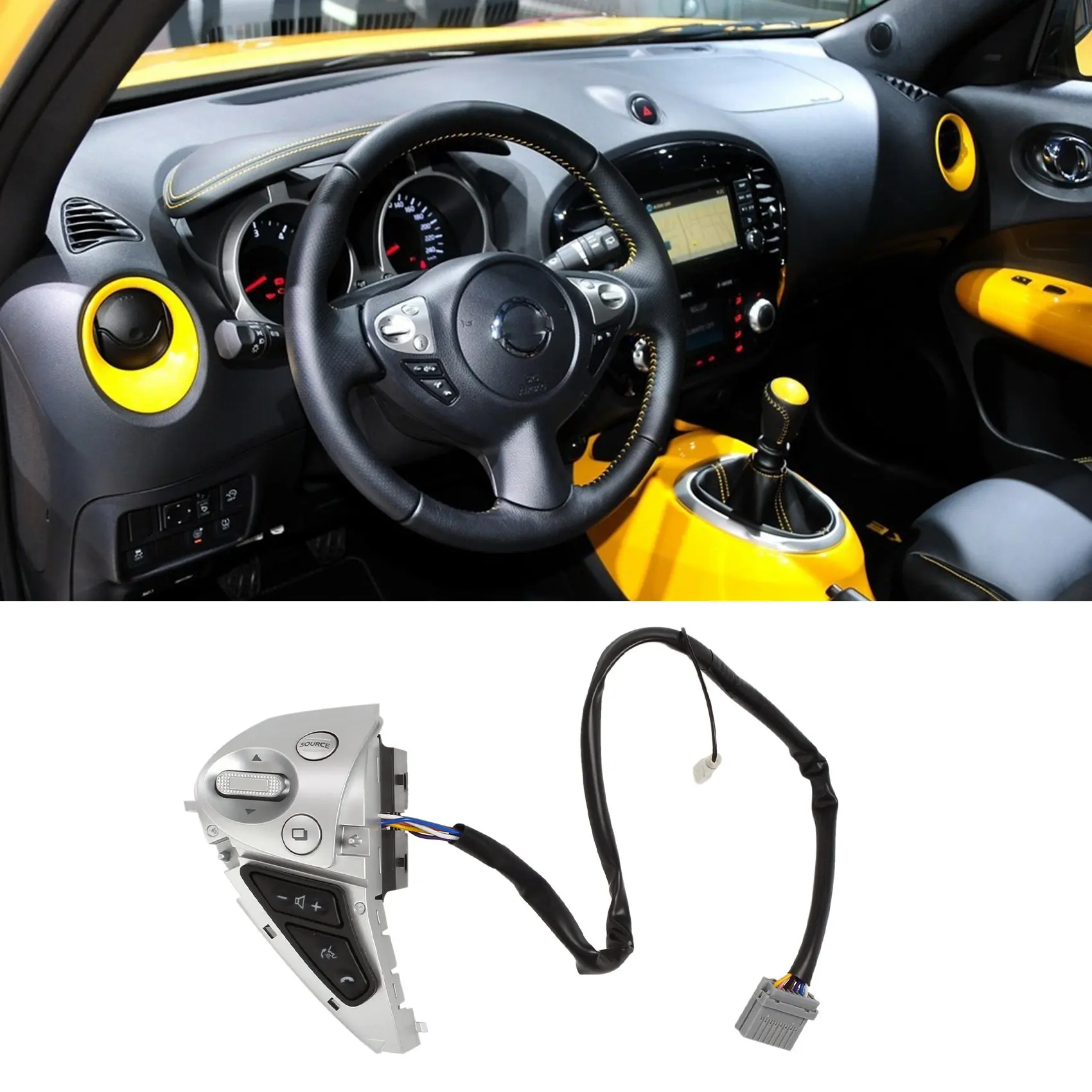 Car Multifunction Steering Wheel Button Switch Cruise Control Switch