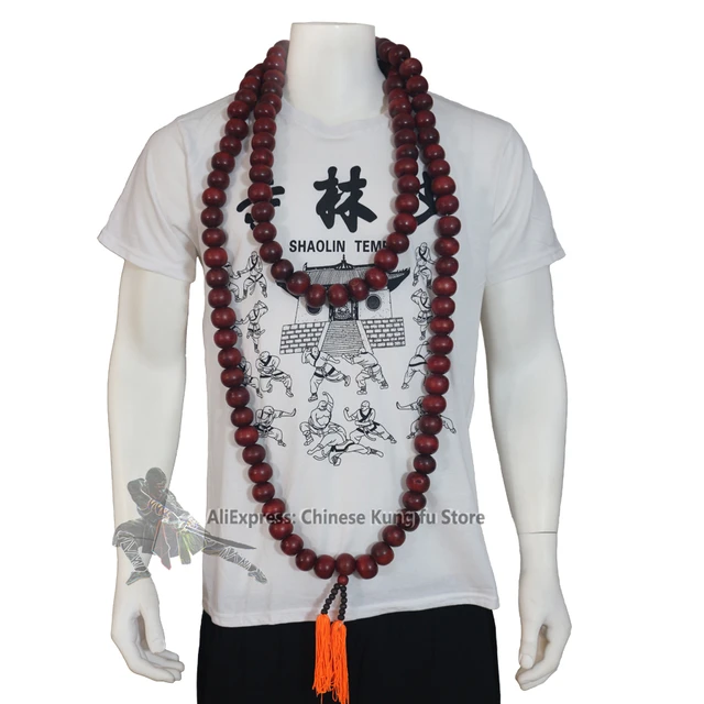 Shaolin Monk Big Prayer Beads Necklace to match Kung fu Uniforms