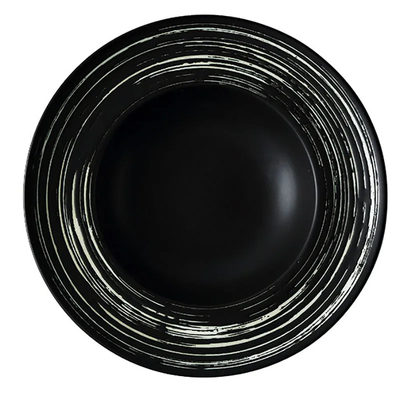 

Creative Western Food Plate Pasta Plate Salad Plate Japanese Pasta Plate Western Food Thick Soup Plate Bowl Straw Hat Plate Gift