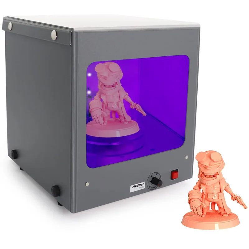 Resina uv Cura Caixa de Luz para Lcd Sla Dlp Modelo de Impressora 3d Mesa Giratória Elétrica 360 ° Temporizador Ajustável Proteção Inteligente