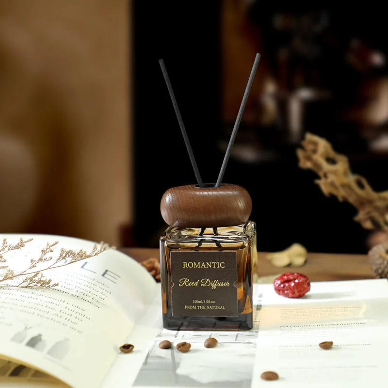 100ml Premium Coffee NoFire Free Aromatherapy Gift Box Indoor Deodorant Fragrance Essential Oil Household Toilet Lasting Perfume