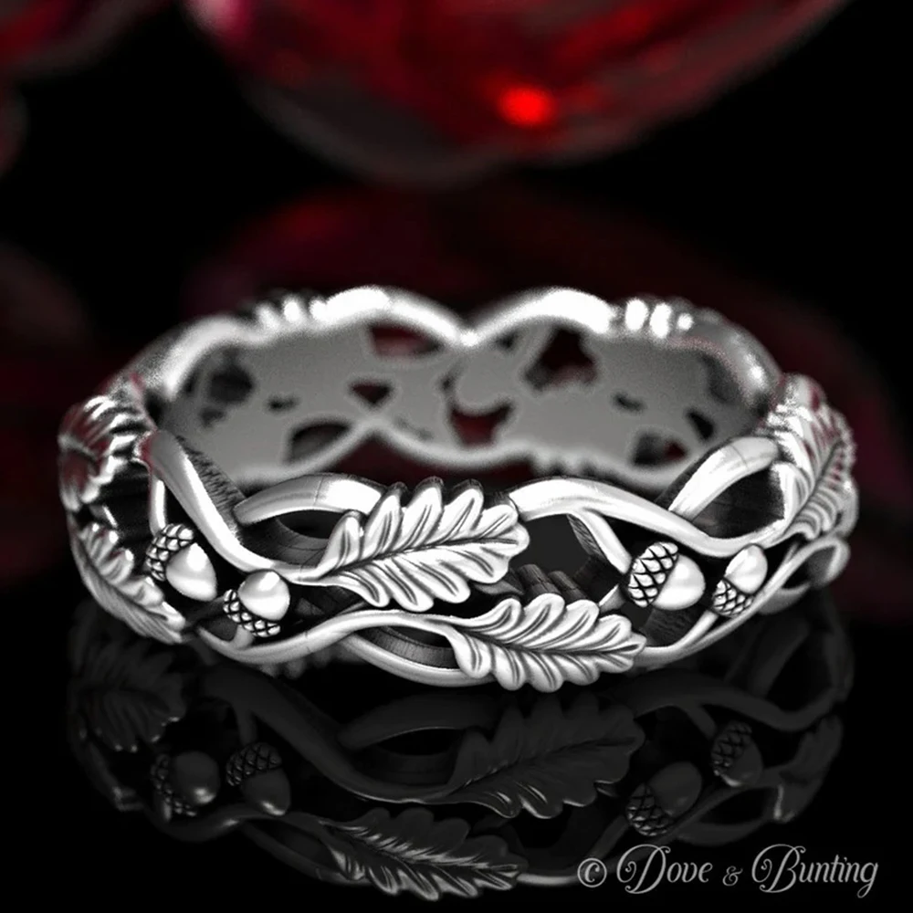 Finger Rings Designer Twig and Leaf Twisting Rings for Women Vintage Knuckle Finger Rings