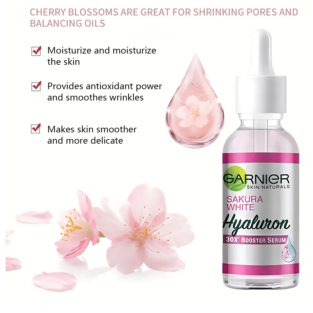 Facial Serum Facial Essence GARN Nier Serum Sakura Glow 30x Hyaluronic Booster Moisturizing Serum 30ml Firming skin Facial Care