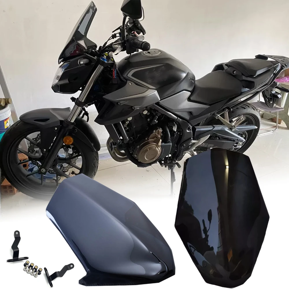 

Motorcycle Windshield Windscreen Wind Deflectors Screen For Honda CB500F 2016 2017 18 19 2020 2021 2022 2023 CB 500F Accessories